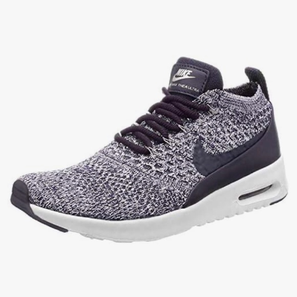 NIKE Air Max Thea Ultra Fly Knit Purple Embroidered Nike on back Size 7 - Picture 1 of 10
